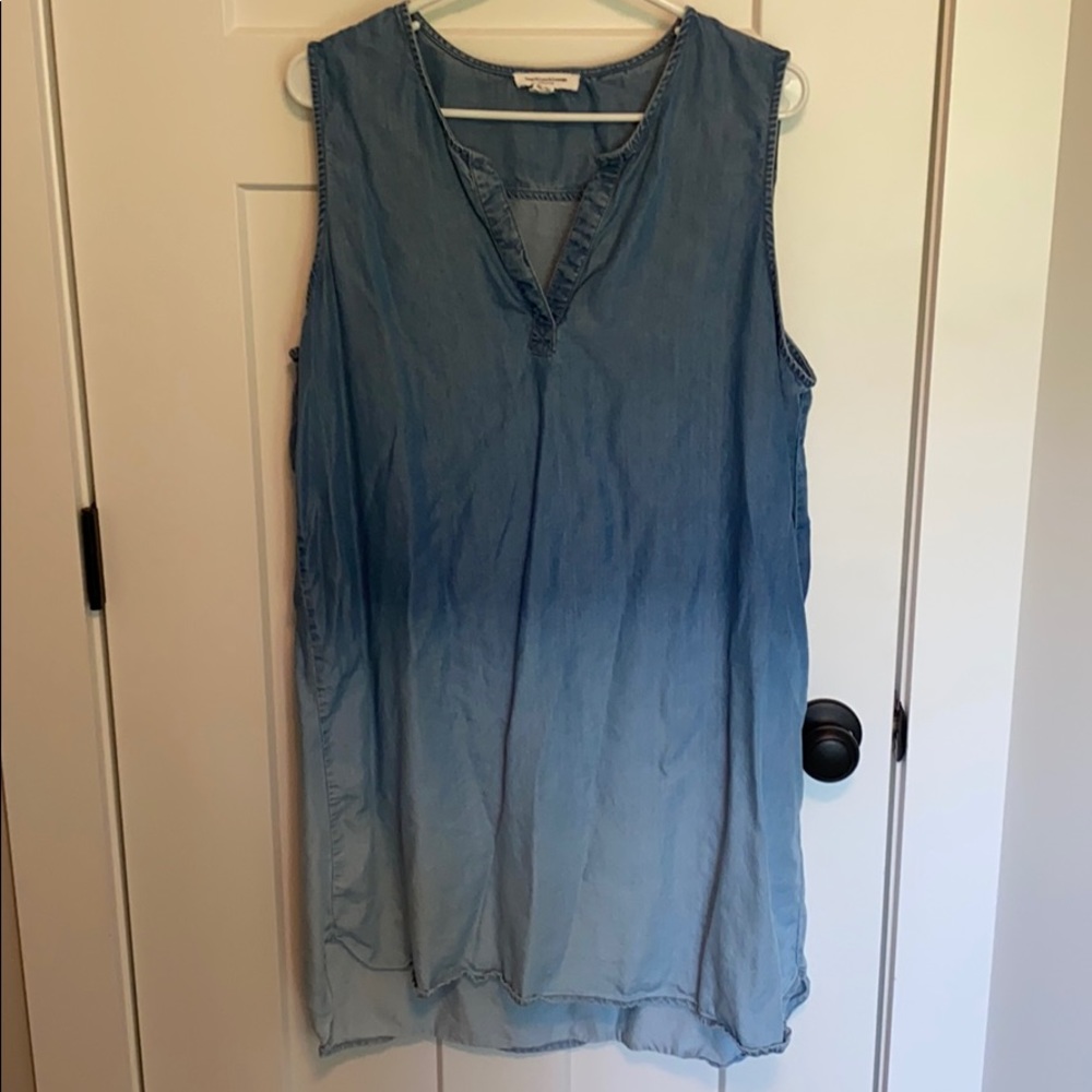 Denim dress.  Very soft.